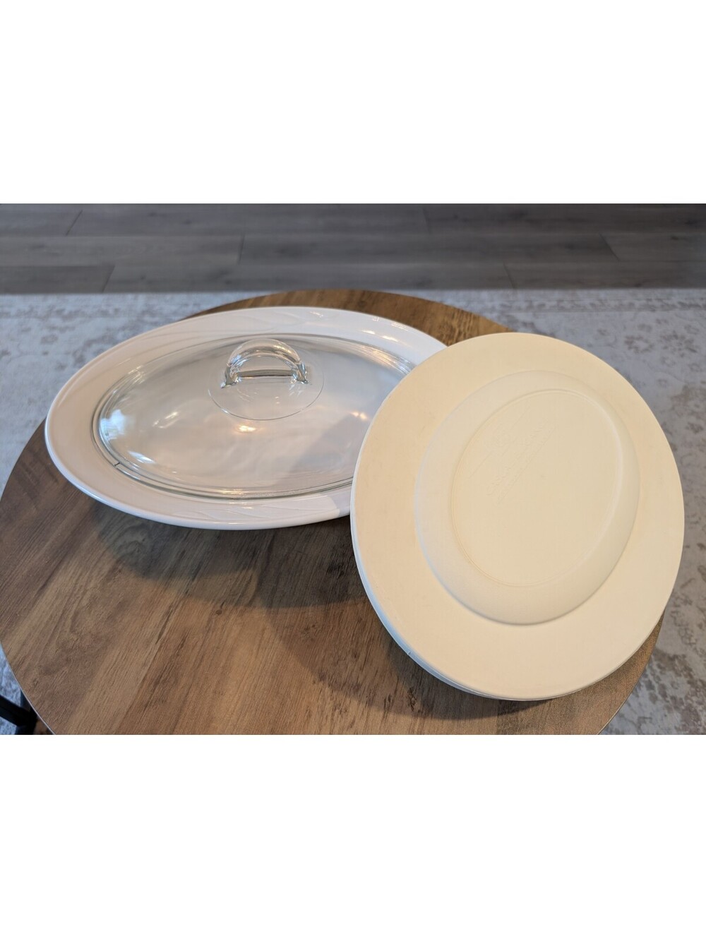 Corning Ware Casual Elegance L-32 2.25 Qt Casserole Glass & Snap-On Lids